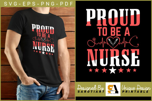 Design T-shirt Nurse SVG PNG Printable