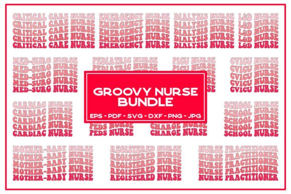 Groovy Nurse SVG Bundle: Real Embroidery Design Review