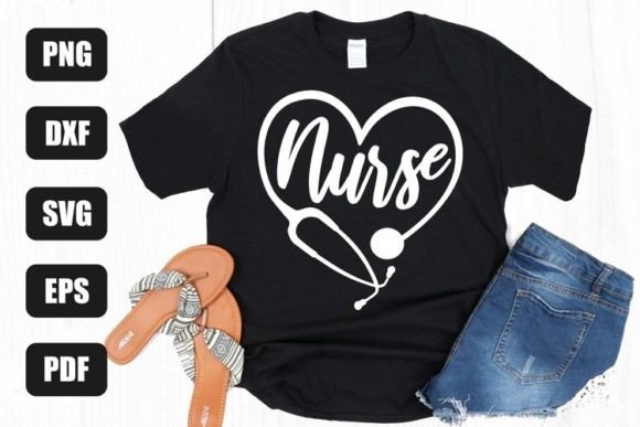 Nurse Svg, Nurse Heart, Nurse Design