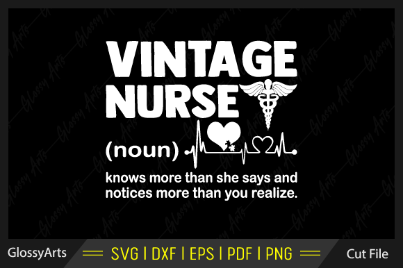 Vintage Nurse Svg Printable Cut File: A Designer's Review